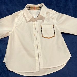 Burberry toddler boy shirt!!!!